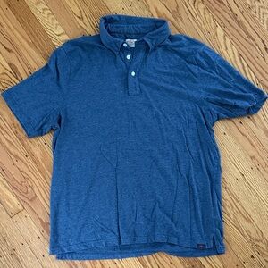 Faherty Men's Blue Polo Shirt